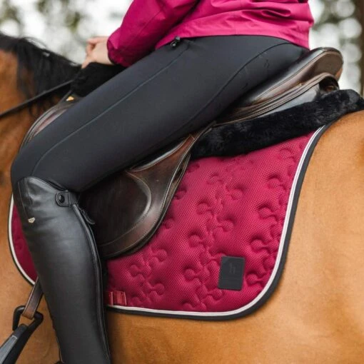 Horze Smoky Twilight Air Mesh All Purpose Saddle Pad - Anemone Dark Pink -Kensington Sales Shop 696372 800 800