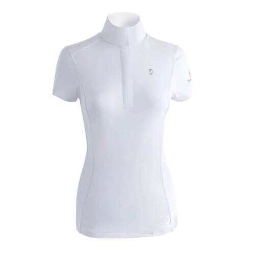 Tredstep Women's Napoli Short Sleeve Competition Shirt - White -Kensington Sales Shop 703695 800 800