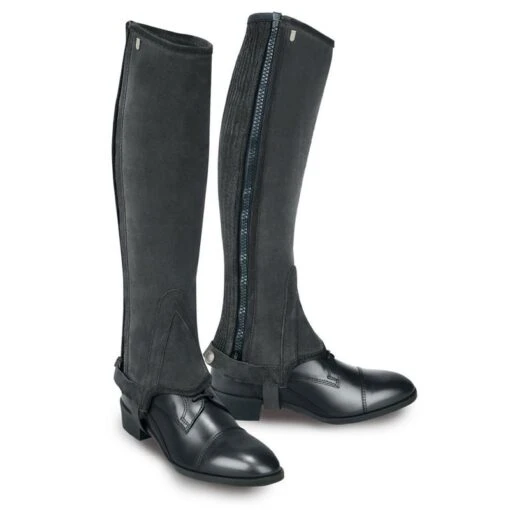 Tredstep Original Suede Half Chaps - Black -Kensington Sales Shop 705665 800 800