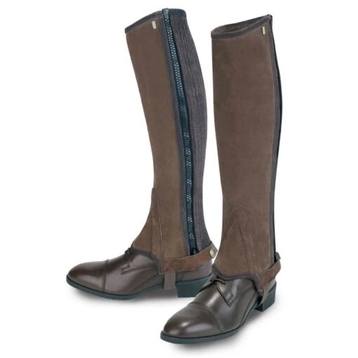 Tredstep Original Suede Half Chaps - Brown -Kensington Sales Shop 705725 800 800