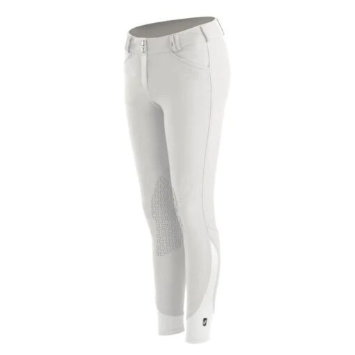 Tredstep Women's Nero II Knee Patch Breeches - White -Kensington Sales Shop 706478 800 800